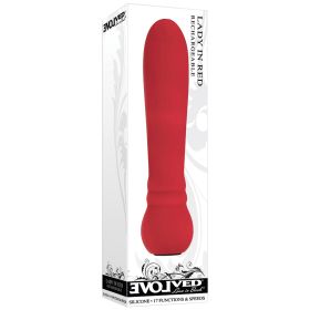 Evolved Lady In Red Rechargeable Bullet-Red