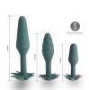 Doobies Pot Leaf Anal Trainer Silicone Set