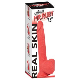 Get Lucky Mr. Dildo-Ruby 7.5"