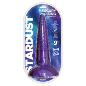 Stardust Neptune Rising Silicone Dildo-Purple 7"