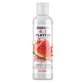 Swiss Navy 4 In 1 Playful Flavors-Watermelon 1oz