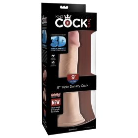 King Cock Plus Triple Density Cock-Light 9"