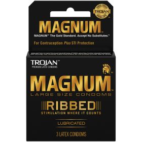 Trojan Magnum Ribbed (3 Pack)