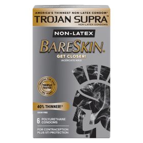 Trojan Supra Bareskin Condoms (6 Pack)