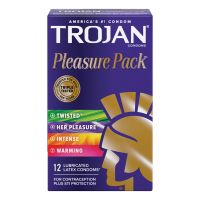 Trojan Pleasure Pack Condoms (12 Pack)