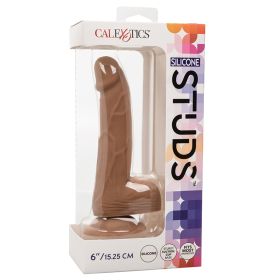 Silicone Studs-Brown 6"