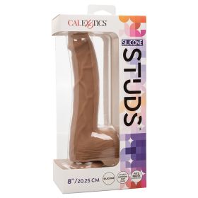 Silicone Studs-Brown 8"