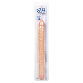 Size Queen Double Dildo-Ivory 17"