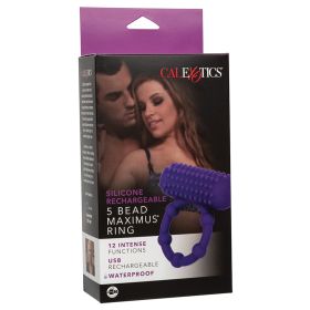 Silicone Rechargeable 5 Bead Maximus Ring