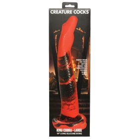 Creature Cocks King Cobra Long Silicone Dong 14"