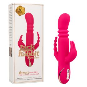 Jack Rabbit Signature Heated Silicone Triple  Fantasy Rabbit