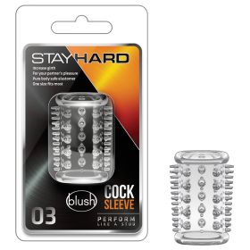 Stay Hard Cock Sleeve 03-Clear