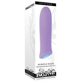 Evolved Purple Haze Silicone Bullet-Purple