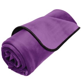 Liberator Fascinator Throw Aubergine