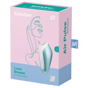 Satisfyer Love Breeze Air Pulse Stimulator-Ice Blue