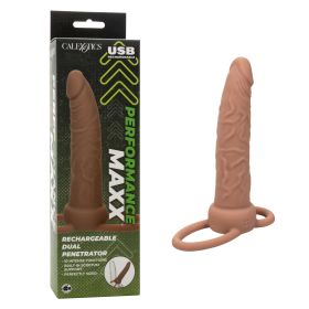 Performance Maxx Rechargeable Dual Penetrator (Option: Brown)