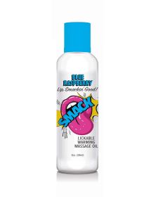 Smack Warming and Lickable Massage Oil (Option: Blue  Raspberry 2 Oz)