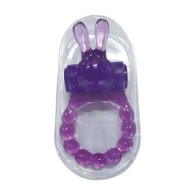 Vibrating Bunny Ring (Option: Purple)