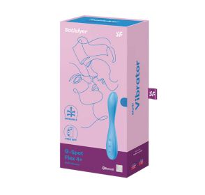 Satisfyer G (Option: Spot Flex 4 Connect App  Multi  Vibrator  Blue)