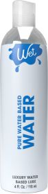 Wet Water (Option: Luxury Waterbased Lubricant 4 Oz)