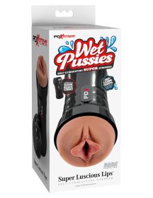 Wet Pussies (Option: Super Luscious Lips Self  Lubricating Stroker  Brown)