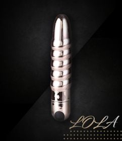 Lola 10 Function Vibrating Twisty Bullet (Option: Rose Gold)