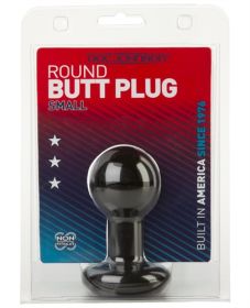 Round Butt Plug (Option: Small  Black)