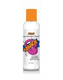 Smack Warming and Lickable Massage Oil (Option: Peach  2 Oz)